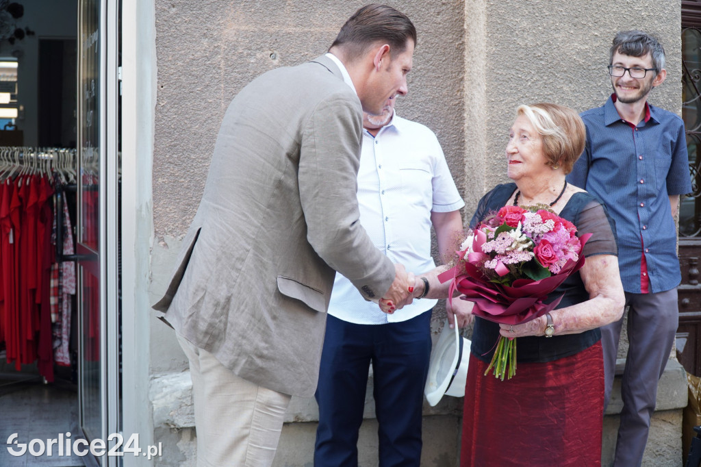 Odsłonięcie tablicy przy ul. Mickiewicza (07.07.)