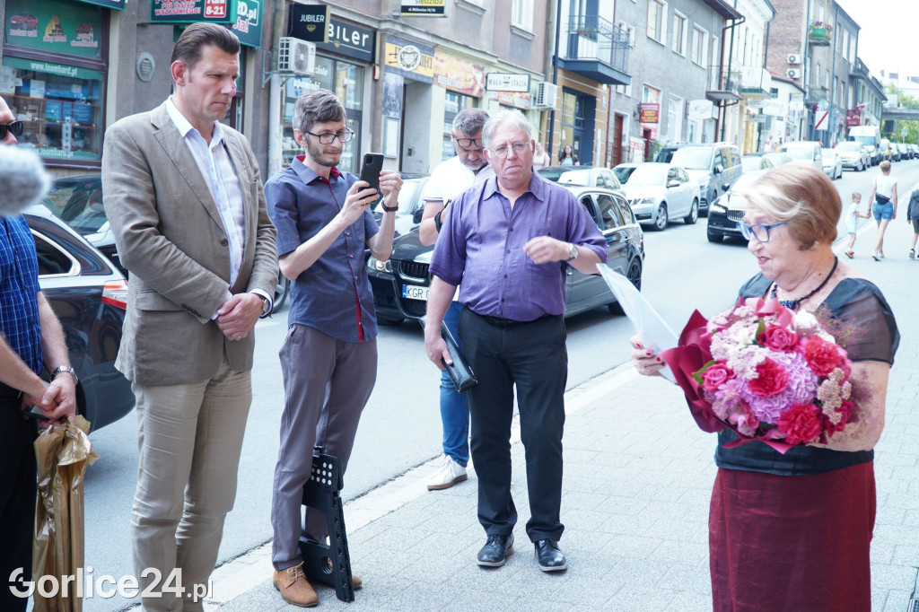 Odsłonięcie tablicy przy ul. Mickiewicza (07.07.)