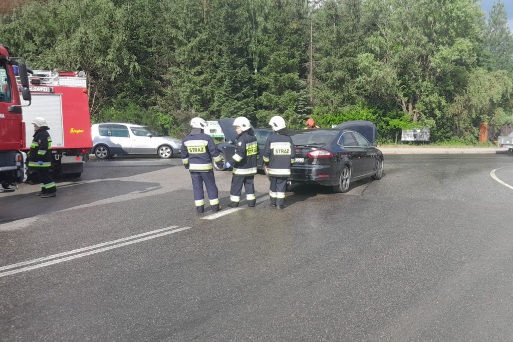 Siedliska. Kolizja trzech pojazdów