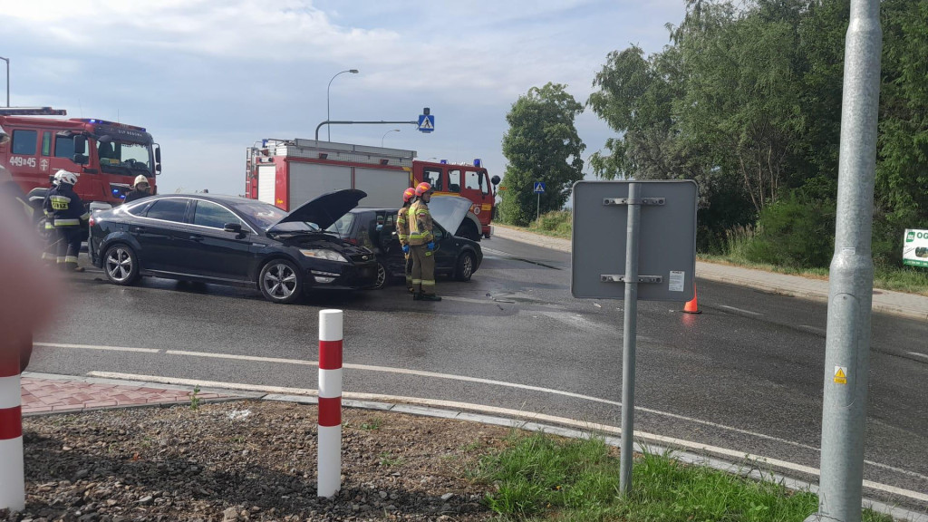 Siedliska. Kolizja trzech pojazdów