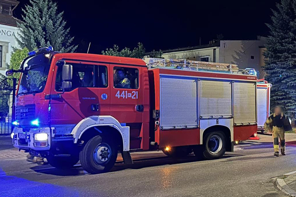 Gorlice. Pożar w mieszkaniu przy ul. 3 Maja (23.07.)