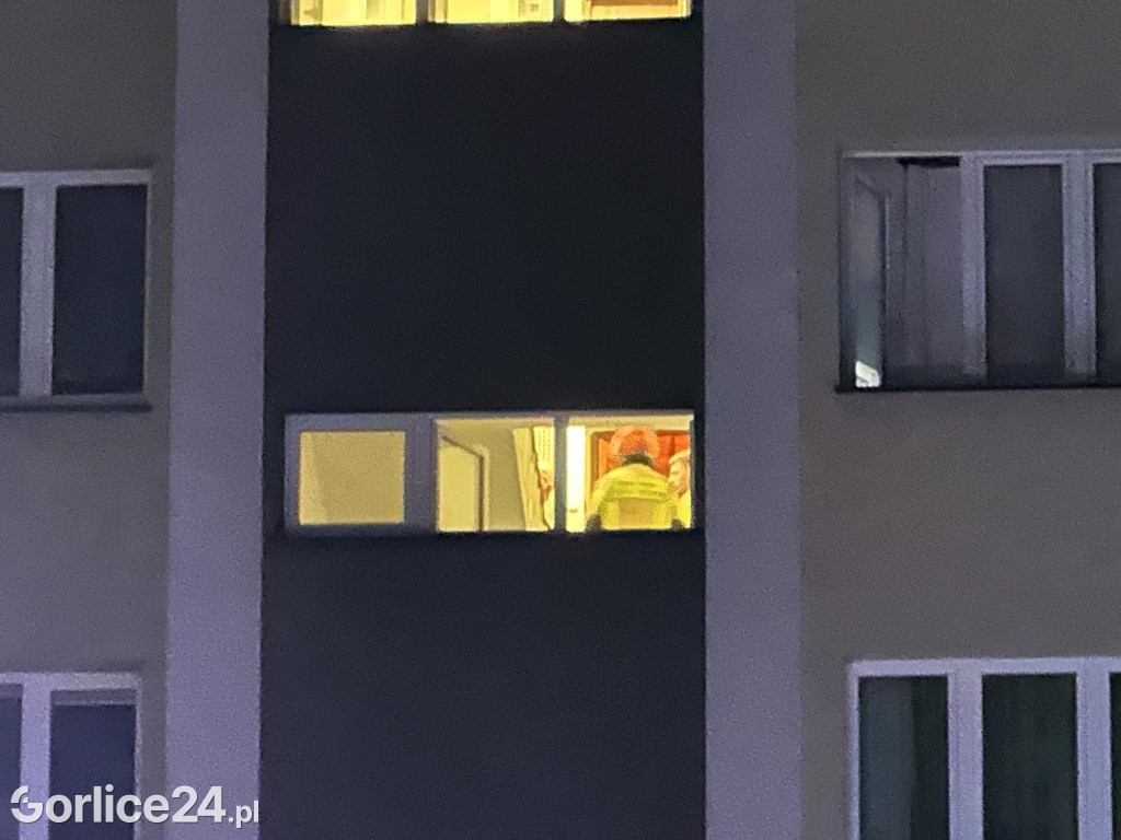 Gorlice. Pożar w mieszkaniu przy ul. 3 Maja (23.07.)