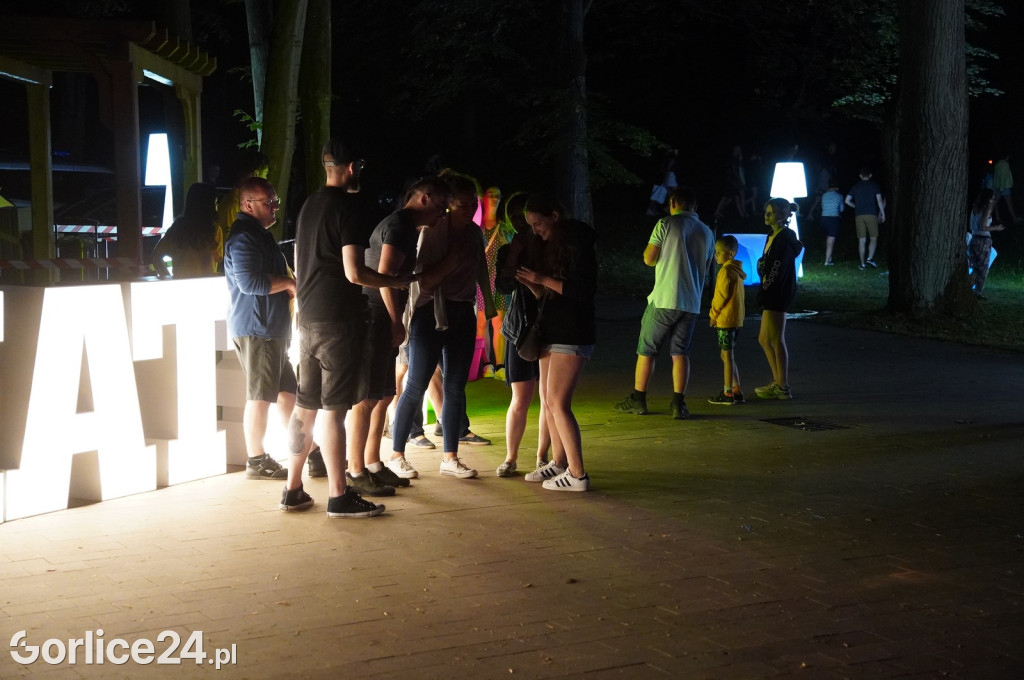 Festiwal Światła w Parku Miejskim w Gorlicach (14.08.)