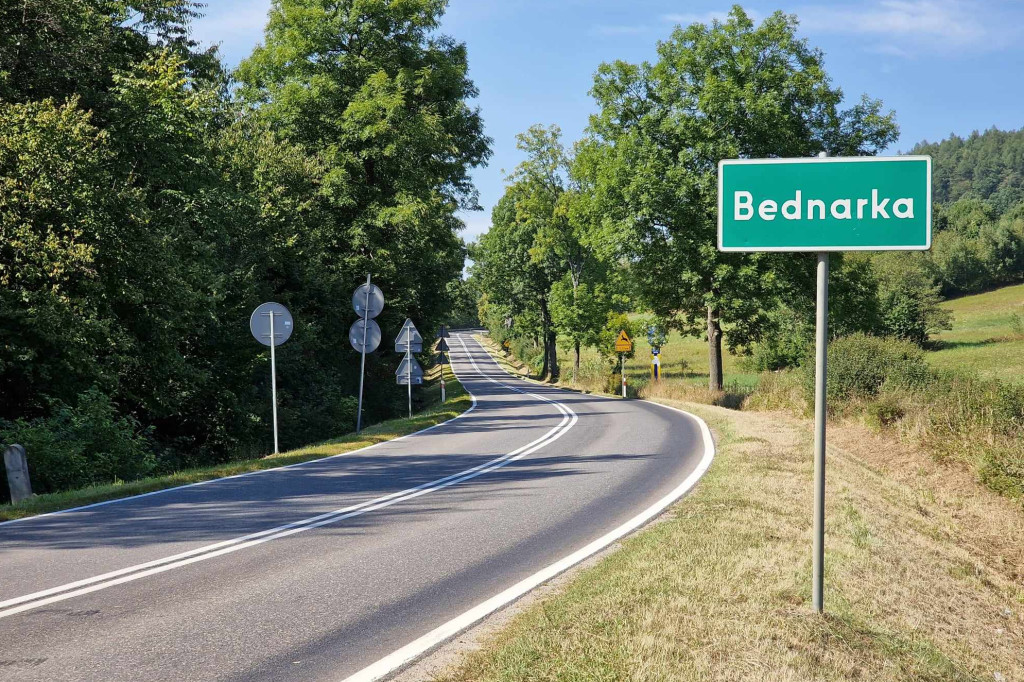 Remont mostu w Bednarce (18.08)