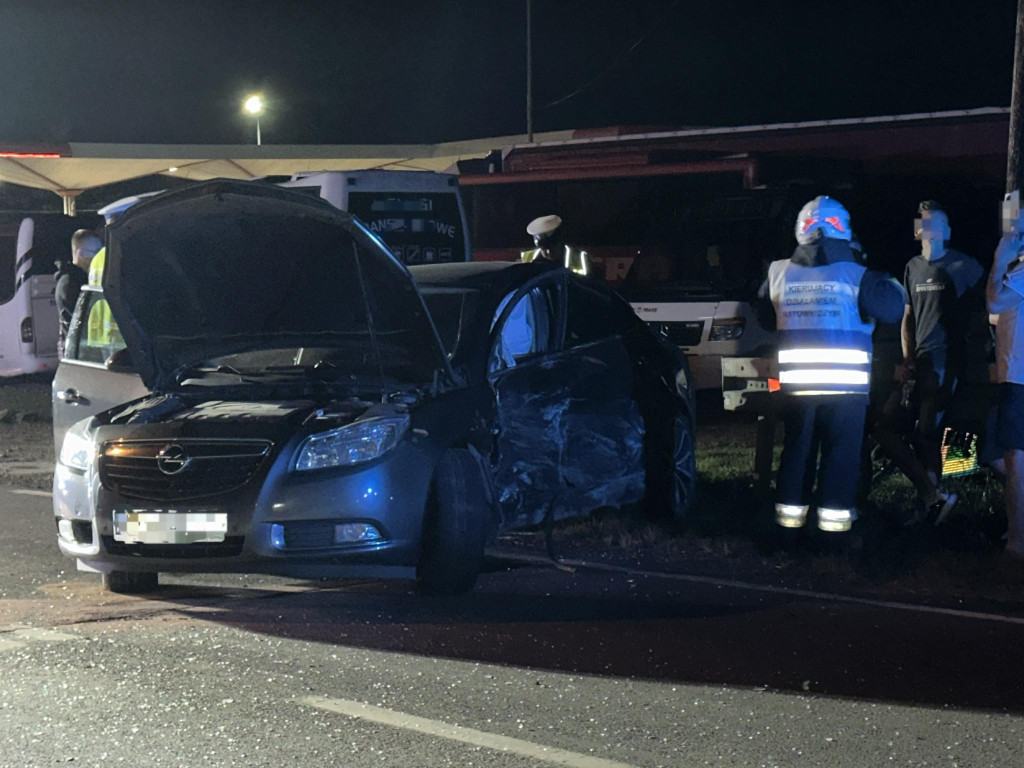 Zderzenie osobówek w Bobowej (17.08.)