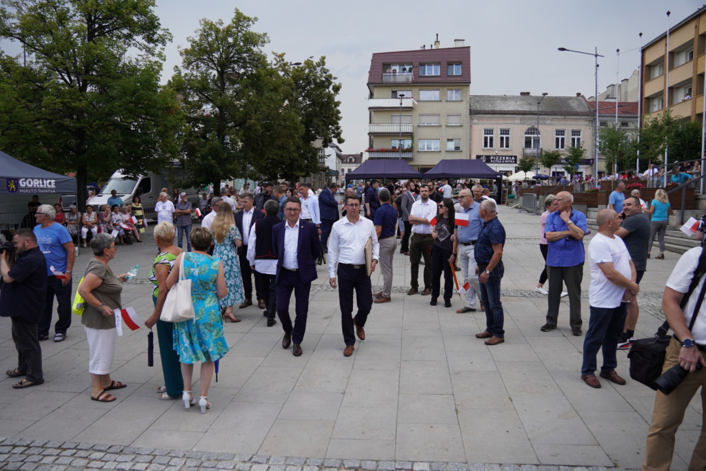 Premier Mateusz Morawiecki w Gorlicach (18.08.)