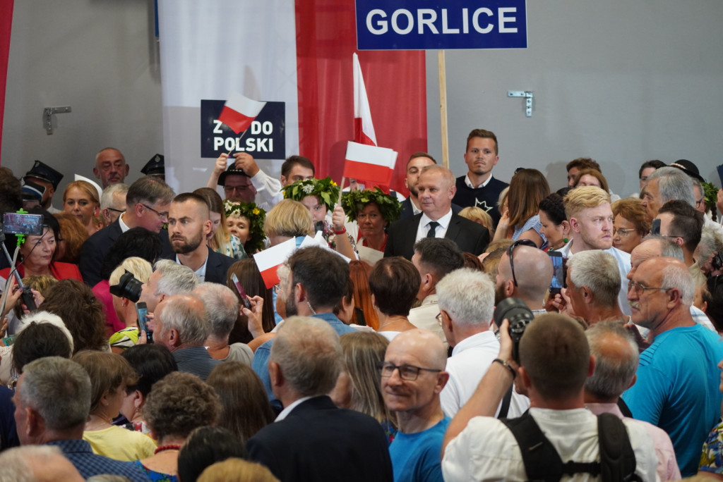 Premier Mateusz Morawiecki w Gorlicach (18.08.)