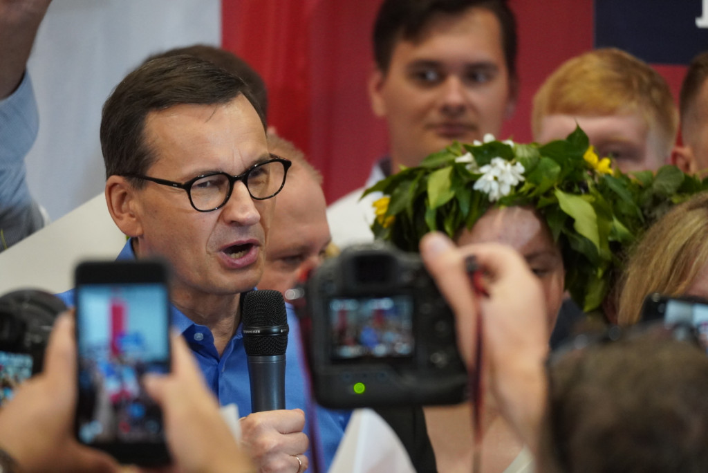 Premier Mateusz Morawiecki w Gorlicach (18.08.)