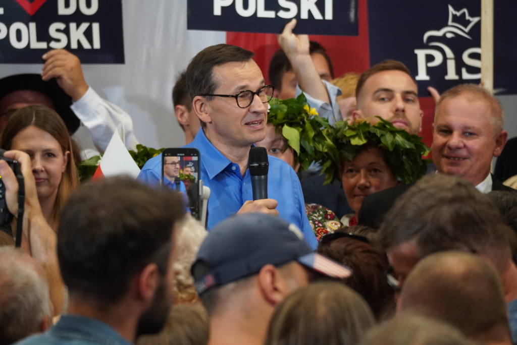 Premier Mateusz Morawiecki w Gorlicach (18.08.)