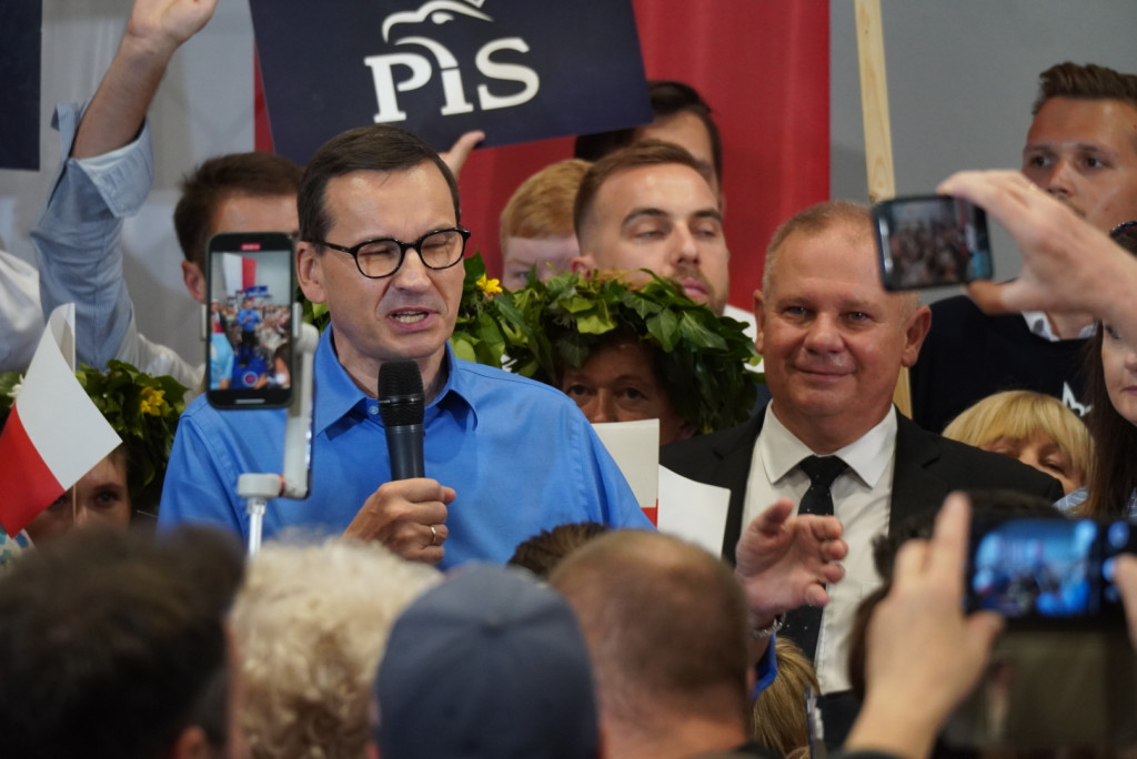 Premier Mateusz Morawiecki w Gorlicach (18.08.)