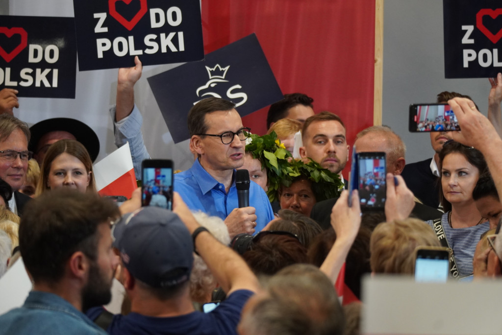 Premier Mateusz Morawiecki w Gorlicach (18.08.)