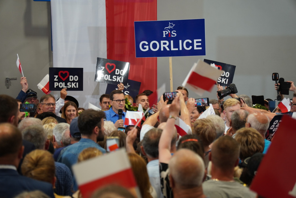 Premier Mateusz Morawiecki w Gorlicach (18.08.)