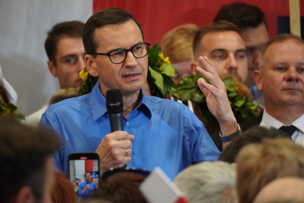 Premier Mateusz Morawiecki w Gorlicach (18.08.)