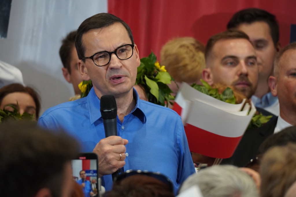 Premier Mateusz Morawiecki w Gorlicach (18.08.)