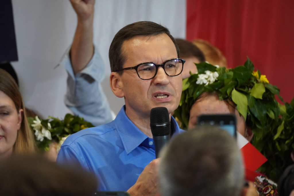 Premier Mateusz Morawiecki w Gorlicach (18.08.)