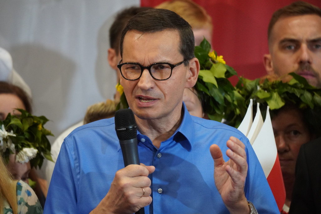 Premier Mateusz Morawiecki w Gorlicach (18.08.)