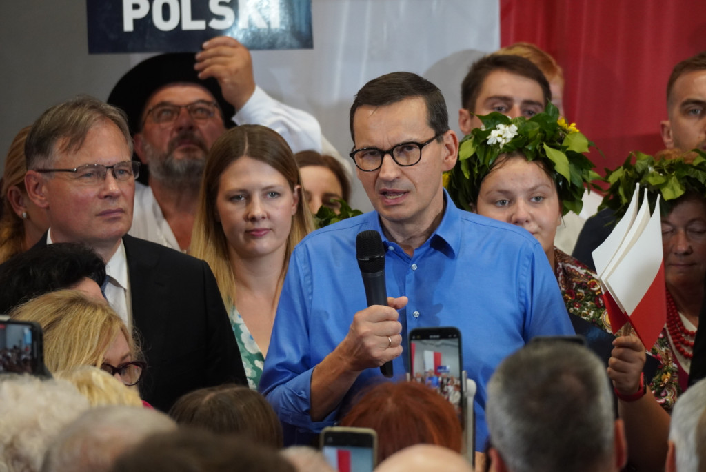 Premier Mateusz Morawiecki w Gorlicach (18.08.)