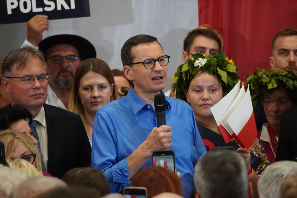 Premier Mateusz Morawiecki w Gorlicach (18.08.)
