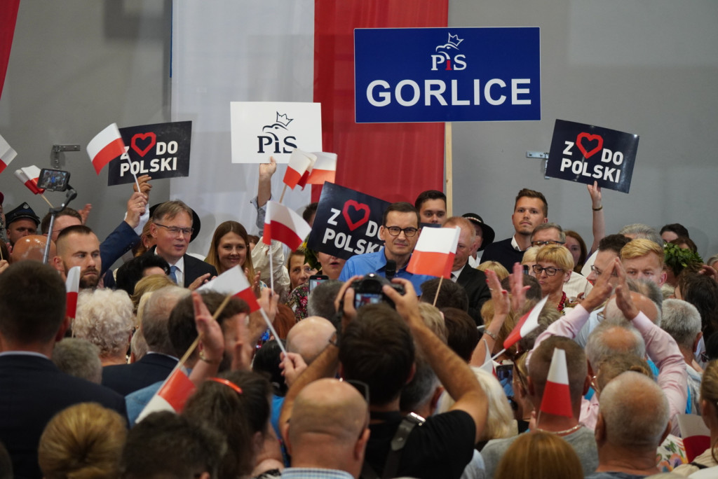 Premier Mateusz Morawiecki w Gorlicach (18.08.)