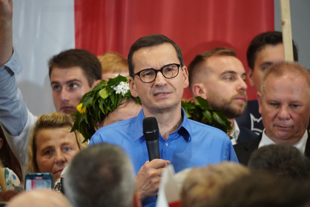 Premier Mateusz Morawiecki w Gorlicach (18.08.)