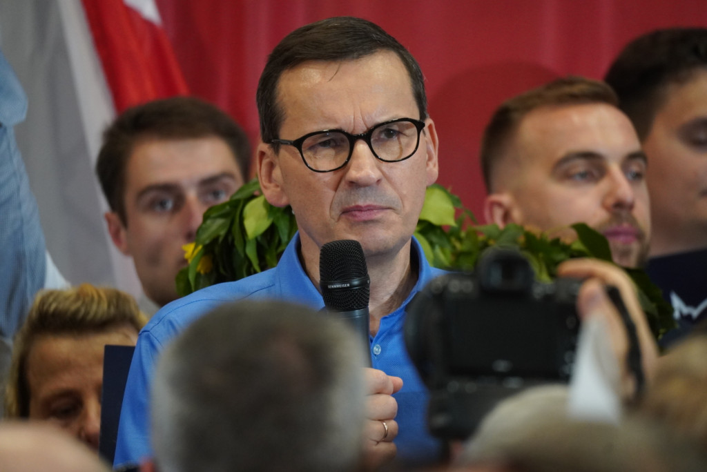 Premier Mateusz Morawiecki w Gorlicach (18.08.)