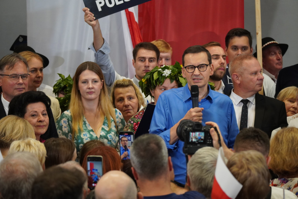 Premier Mateusz Morawiecki w Gorlicach (18.08.)