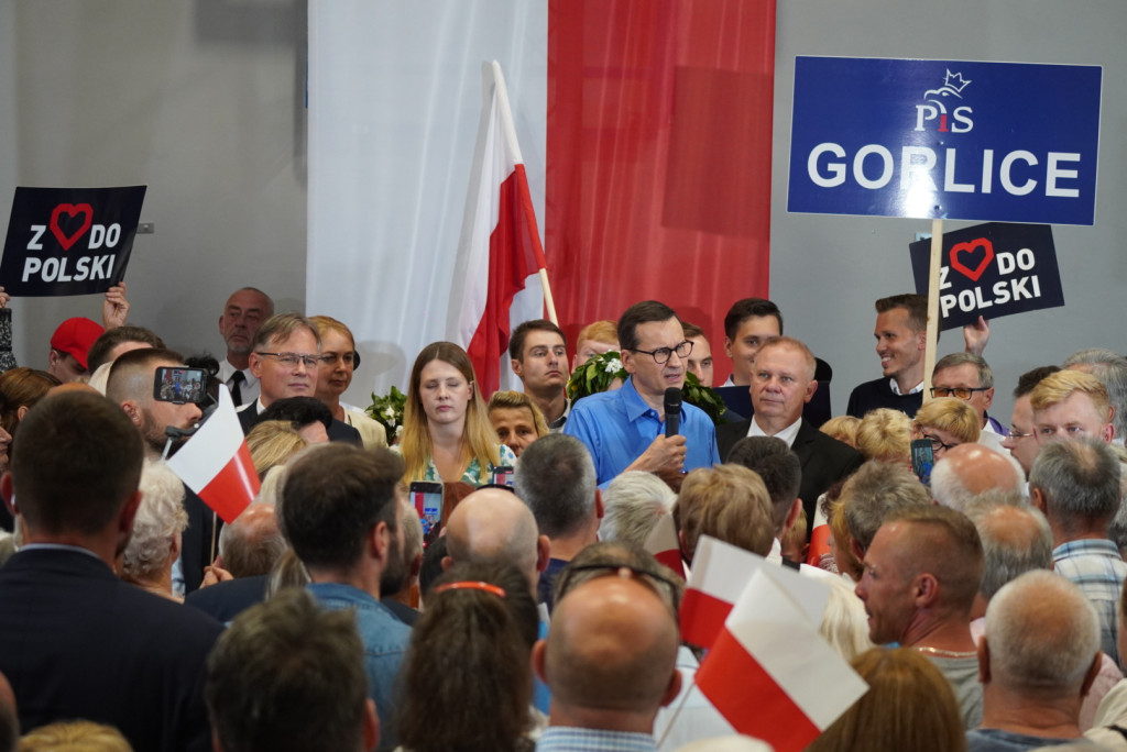 Premier Mateusz Morawiecki w Gorlicach (18.08.)