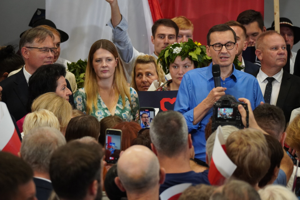Premier Mateusz Morawiecki w Gorlicach (18.08.)