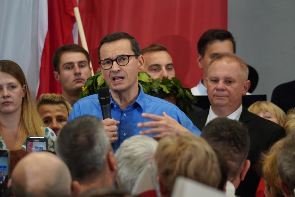 Premier Mateusz Morawiecki w Gorlicach (18.08.)