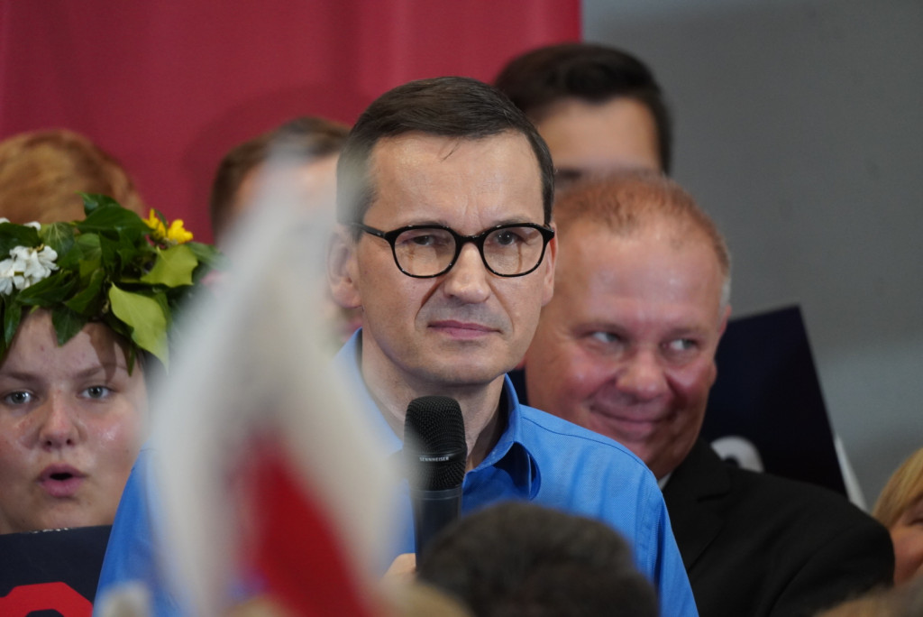 Premier Mateusz Morawiecki w Gorlicach (18.08.)