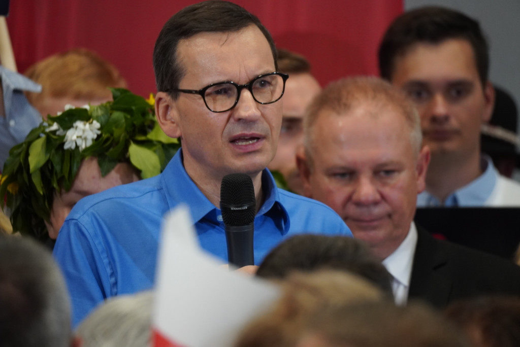 Premier Mateusz Morawiecki w Gorlicach (18.08.)
