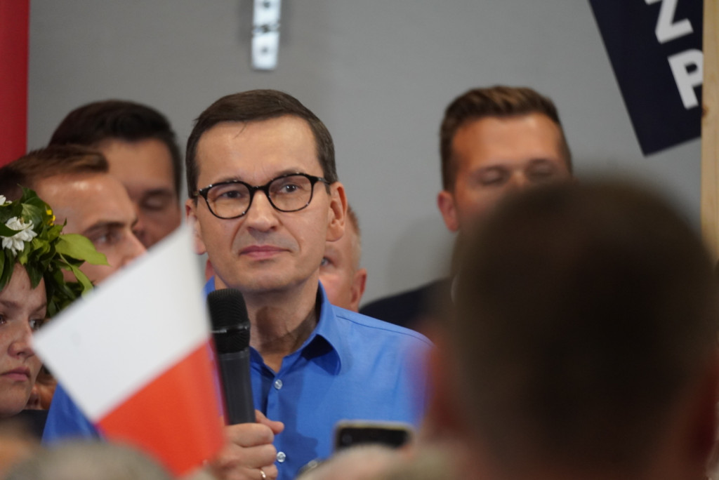 Premier Mateusz Morawiecki w Gorlicach (18.08.)