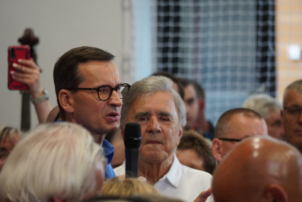 Premier Mateusz Morawiecki w Gorlicach (18.08.)