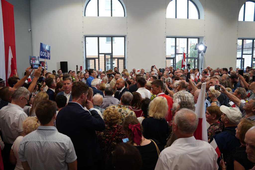 Premier Mateusz Morawiecki w Gorlicach (18.08.)