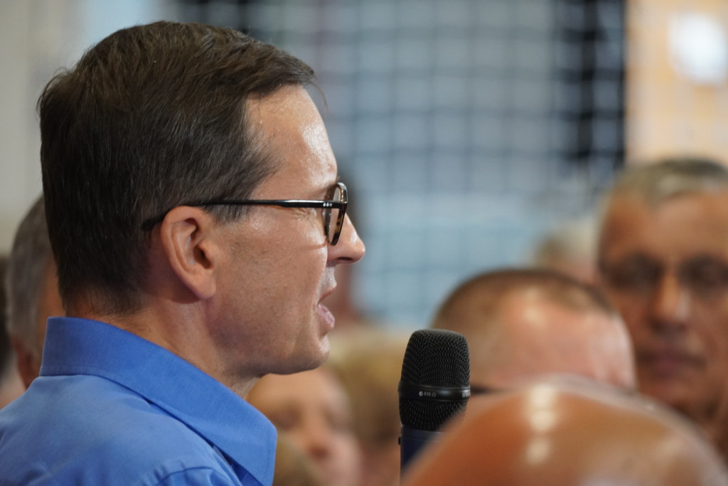 Premier Mateusz Morawiecki w Gorlicach (18.08.)