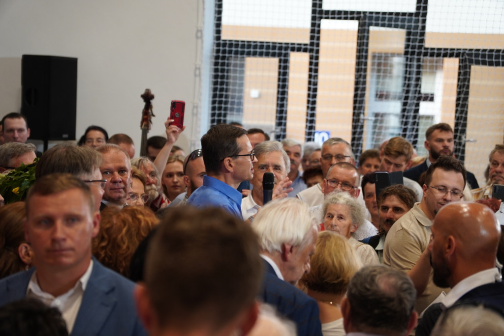 Premier Mateusz Morawiecki w Gorlicach (18.08.)