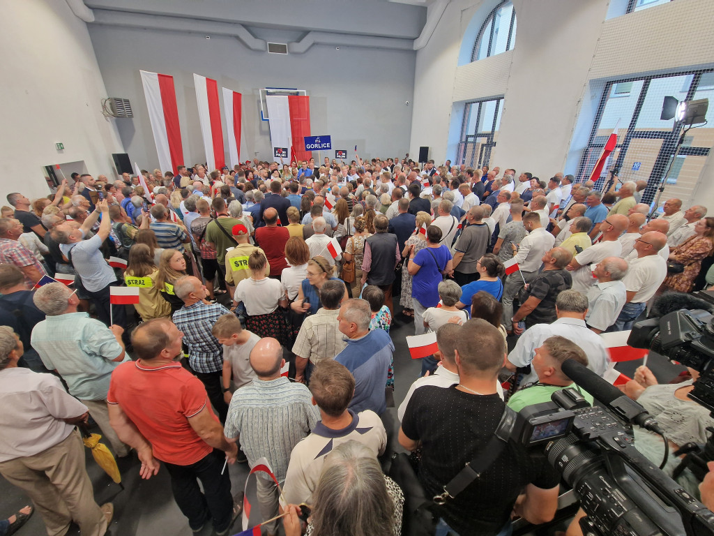 Premier Mateusz Morawiecki w Gorlicach (18.08.)