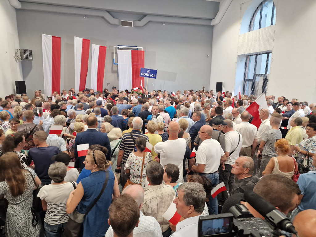 Premier Mateusz Morawiecki w Gorlicach (18.08.)