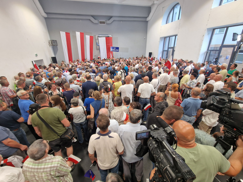 Premier Mateusz Morawiecki w Gorlicach (18.08.)