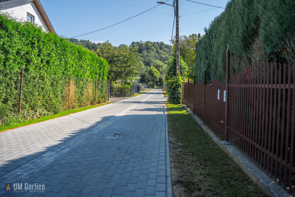 Ulica Spacerowa nowa nawierzchnia