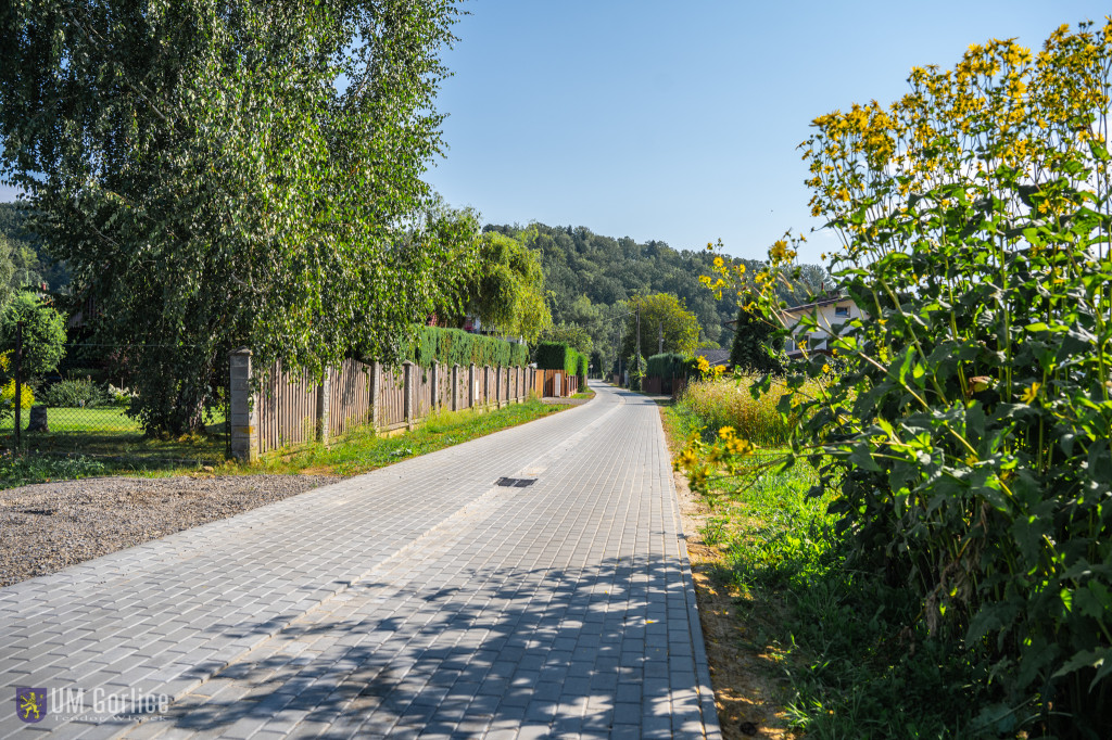 Ulica Spacerowa nowa nawierzchnia