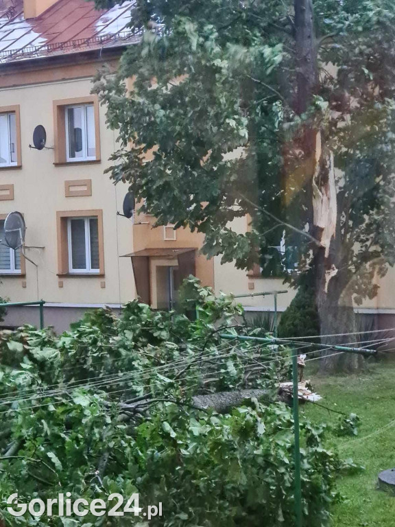 Skutki sobotniej nawałnicy (26.08.)