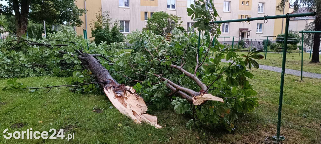 Skutki sobotniej nawałnicy (26.08.)