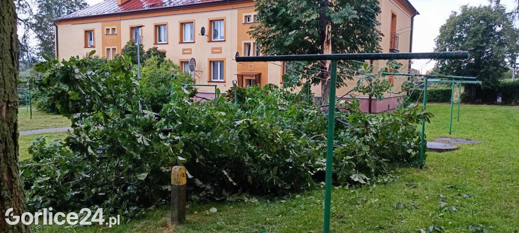 Skutki sobotniej nawałnicy (26.08.)