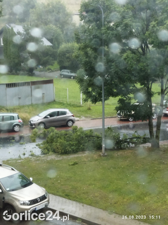 Skutki sobotniej nawałnicy (26.08.)