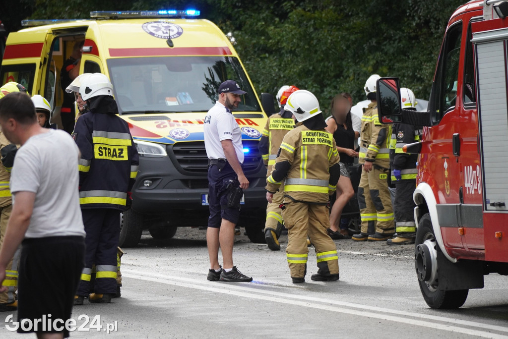 Ropa. Poważny wypadek na DK28 (26.08.)