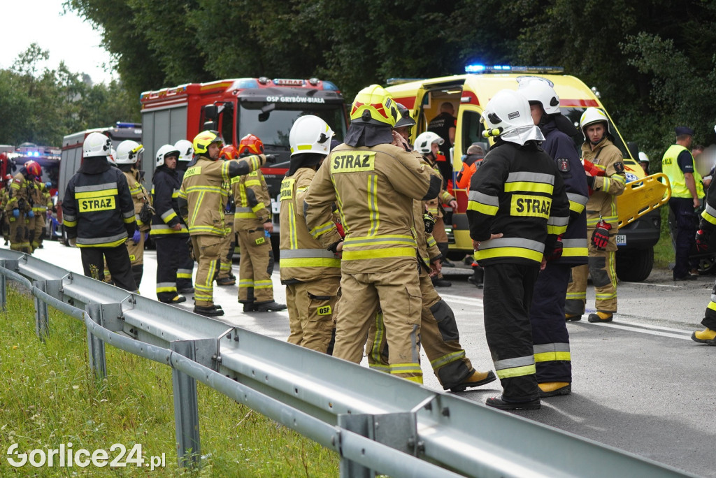 Ropa. Poważny wypadek na DK28 (26.08.)