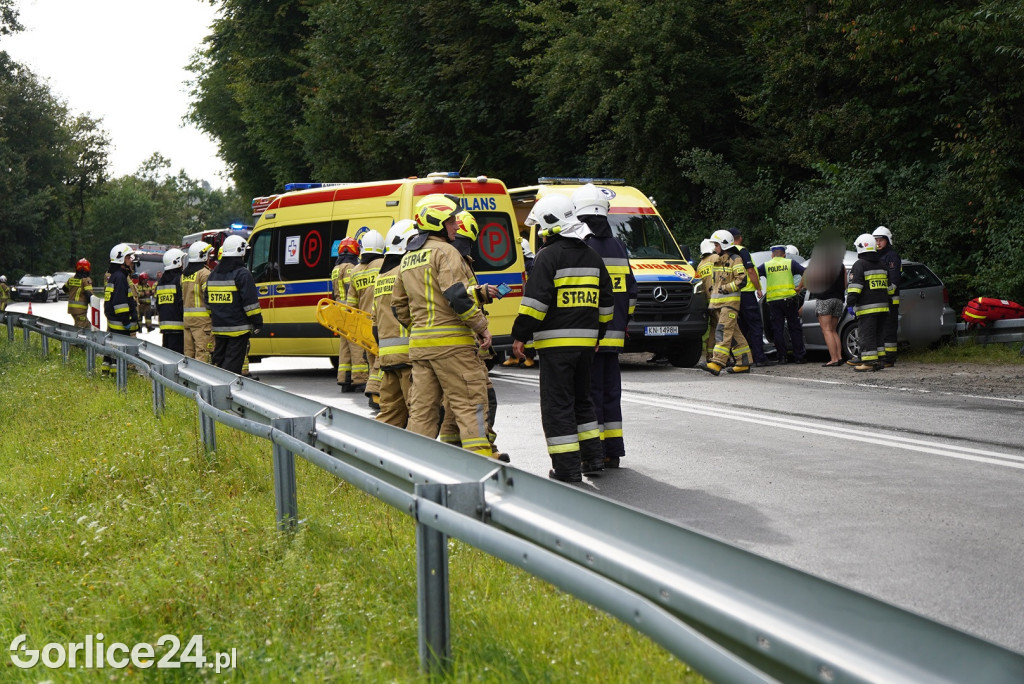 Ropa. Poważny wypadek na DK28 (26.08.)