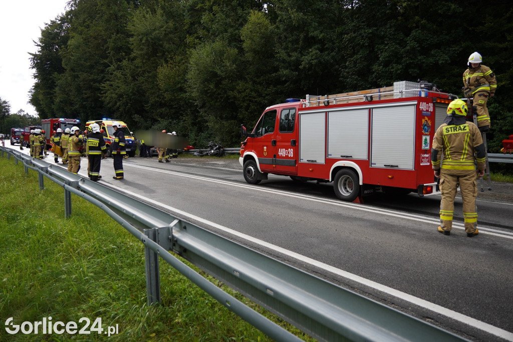 Ropa. Poważny wypadek na DK28 (26.08.)