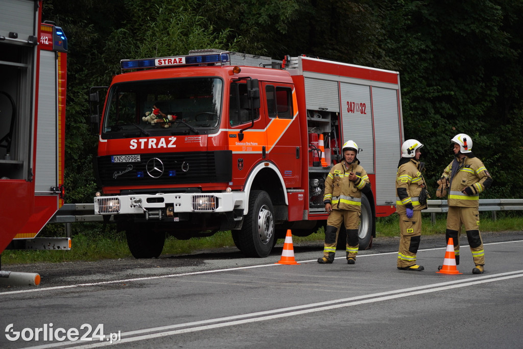 Ropa. Poważny wypadek na DK28 (26.08.)